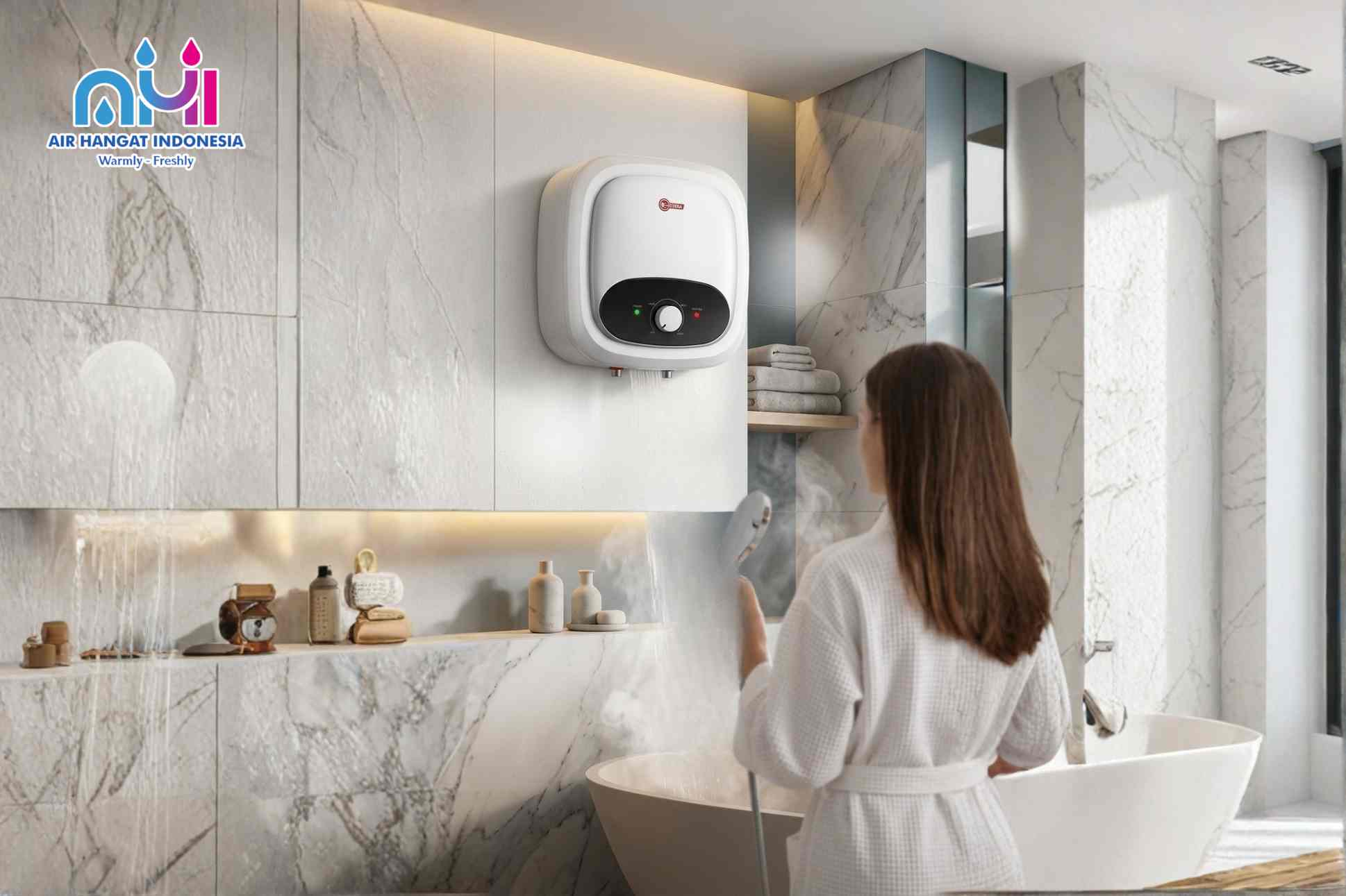 Water heater listrik Elterra 15 GCB untuk kebutuhan air panas yang nyaman dan hemat energi
