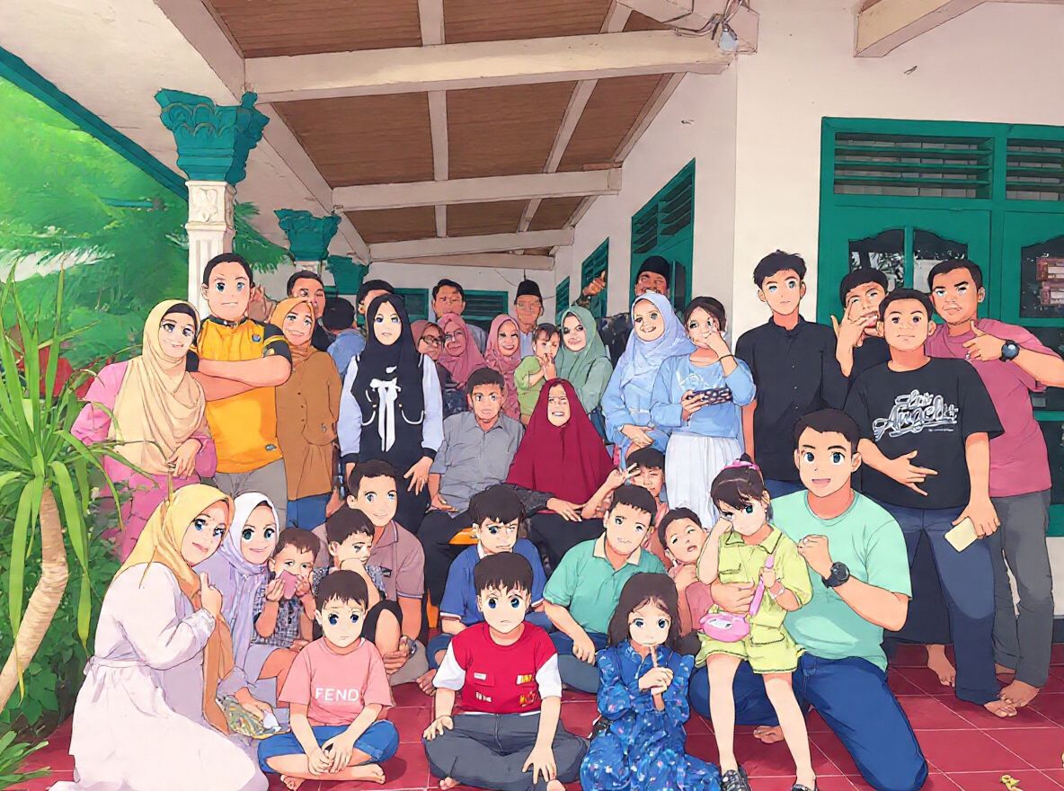 Kebaikan orang tua menempel pada anak